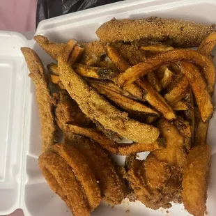 Fried sampler