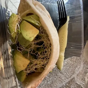 Veggie Avocado Pita * my absolute fav!!!