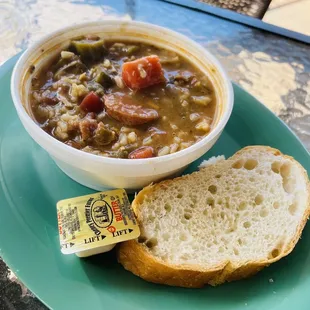 Chicken and Cup Chicken Sausage Gumbo *