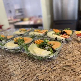 Lunch order salads.