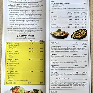 Menu as of 10/20/2022.