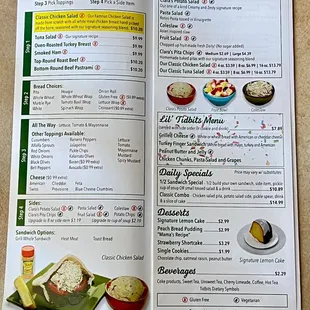 Menu as of 10/20/2022.