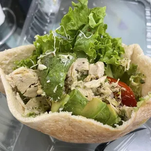 Chicken &amp; avacado pita