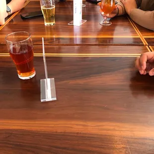 a group of people sitting at a table