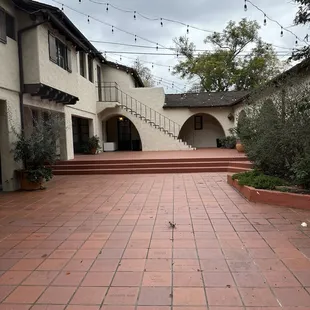 Outdoor patio where they use as events such as weddings, birthdays, memorials etc.