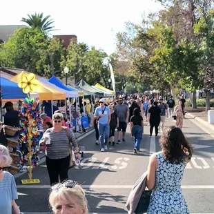 Lots of food, art, folks and fun.