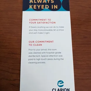 No, your commitment is NOT to my satisfaction. Your staff fall very short of anything.