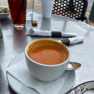 Tomato bisque soup