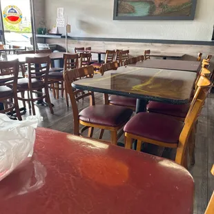 Lots of seats inside.