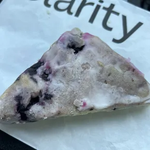 Blueberry lemon scone