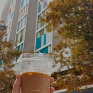 Agave Lime Iced Latte + oat milk