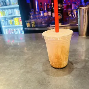 Vanilla shake with Kahlúa