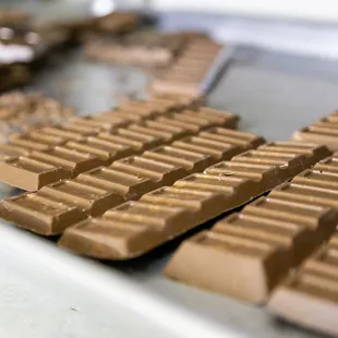 a close up of a chocolate bar