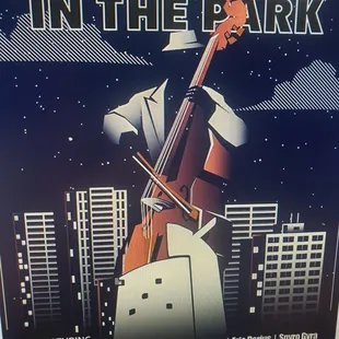 jazz in the park poster