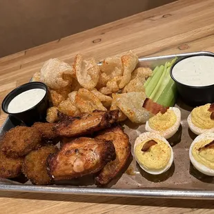 Appetizer Sampler - loved everything on this platter