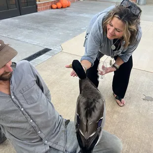 Cindy is always having fun while working at tasting room (: