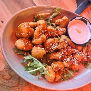 Spicy cauliflower appetizer - yum!