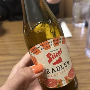 Yummy grapefruit beer