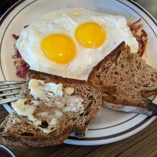 Corned Beef Hash and Eggs