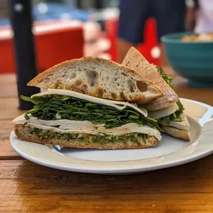 Turkey Pesto Sandwich @bilalandjesseatfood