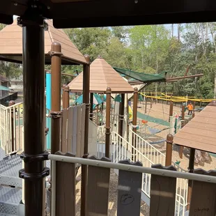 View from the top of playground set