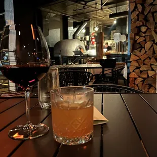 Campfire cocktail