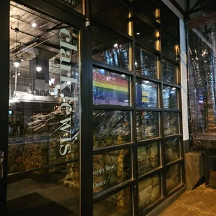 1/28/2024 - We loved the pride flag and wood pile going in.