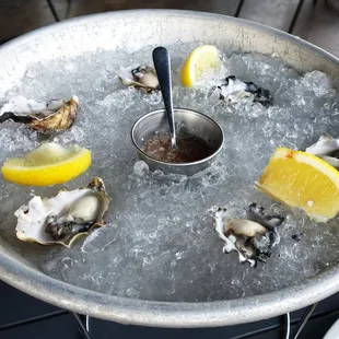 My friend thoroughly enjoyed the oysters