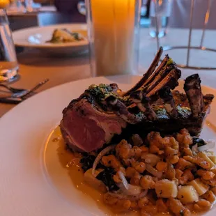 Lambchop medium rare (would get the medium next time)