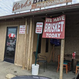 They have BRISKET today!