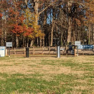 Dog park at Clarks Creek Community Park