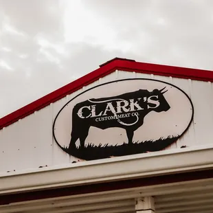 the sign on the building