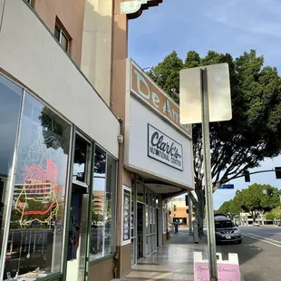 Cute exterior next to a vintage boutique