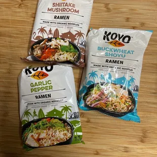 Ramen made with organic noodles