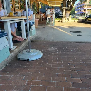 Waiting outside for table. Inside is kinda loud.