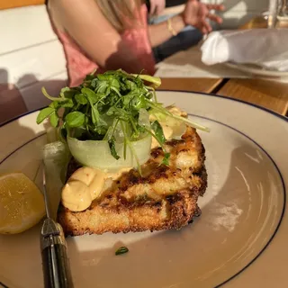 Wood Grilled Shrimp Toast