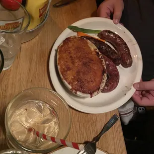 Sausage and Mac and cheese