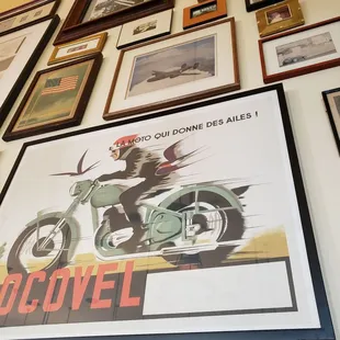 Lots of cool eclectic art on the walls.