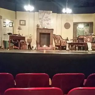 Stage set for Blithe Spirit