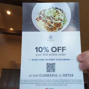 10%off you'r first online order