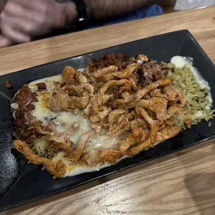 Chorichicken (came with flour or corn tortillas)