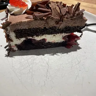 Slice of Black Forest Cake
