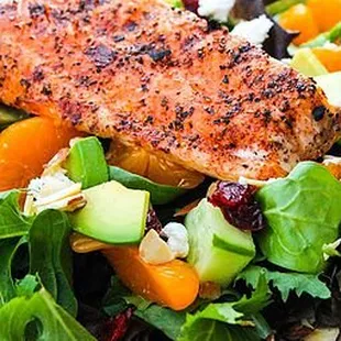 Blackened Salmon Salad