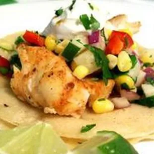 Fish Tacos : Every Friday, choose from Grilled Mahi Mahi or Fried Grouper