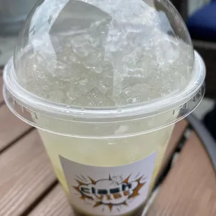 Lemonade with boba