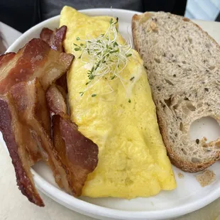 They do the omelets well- perfectly cooked.