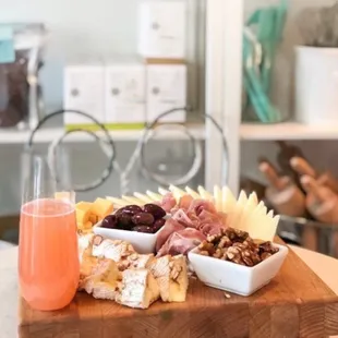 Cheese Board and Bellini