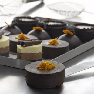 Special Chocolate mini cakes.