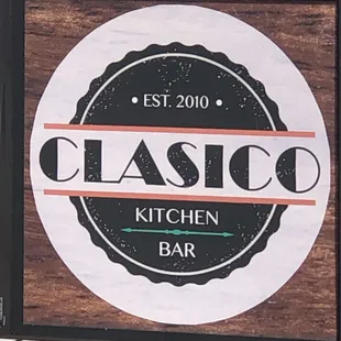 Closeup of logo.