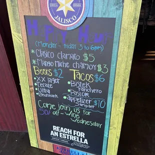 Great specials.